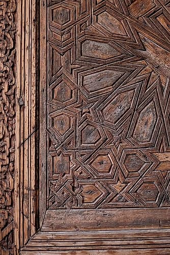 Marrakech-Morocco The Saadian tombs-famous royal necropolis from the 16th century Carved door Art Print